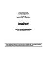 Brother All in One Printer 7360N owners manual user guide