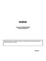 Brother All in One Printer 8065DN owners manual user guide
