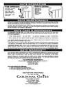 Cardinal Gates Safety Gate MG15 owners manual user guide