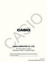 Casio Calculator fx-FD10 Pro owners manual user guide