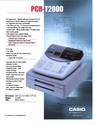 Casio Cash Register PCR-T2000 owners manual user guide