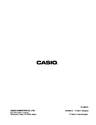 Casio Cash Register TE-3000S owners manual user guide