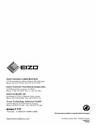 Eizo Computer Monitor G22-BL/G22-CL owners manual user guide