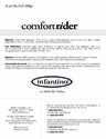 Infantino Baby Carrier Comfort Rider owners manual user guide