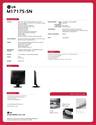 LG Electronics Computer Monitor M1717S-SN owners manual user guide