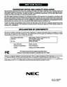 NEC Computer Monitor LCD1990FXTM owners manual user guide
