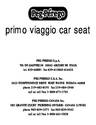 Peg-Perego Car Seat ECE R44/03 owners manual user guide