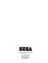 Sega Table Top Game 999-1763 owners manual user guide