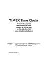Timex Clock T100 owners manual user guide