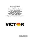 Victor Calculator 1225-3A owners manual user guide