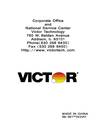 Victor Technology Calculator 1212-3A Series owners manual user guide