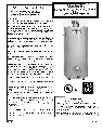 A.O. Smith Water Heater BT180-100 owners manual user guide