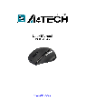 A4 Tech. Mouse G7-750 owners manual user guide