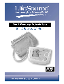 A&D Blood Pressure Monitor UA-774 owners manual user guide