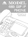 Aastra Telecom IP Phone 480I owners manual user guide