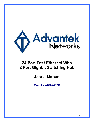 Advantek Networks Switch ANS-2402G owners manual user guide