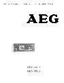 AEG Switch MBS 2000 owners manual user guide