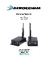 AeroComm Network Card ConnexModem Version 2.0 owners manual user guide