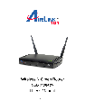 Airlink101 Network Router AR675W owners manual user guide