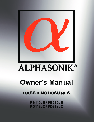Alphasonik Musical Instrument Amplifier PB110LE owners manual user guide