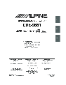 Alpine Car Stereo System CDE-9881 owners manual user guide