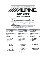 Alpine Car Stereo System MRP-M2000 owners manual user guide