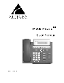 AltiGen comm Telephone 705 owners manual user guide