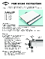 Alvin Patio Furniture PXB21 owners manual user guide
