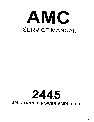 AMC Stereo Amplifier 2445 owners manual user guide