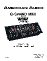 American Audio Network Card SWITCH owners manual user guide