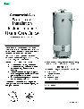 American Water Heater Water Heater DCG owners manual user guide