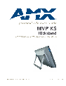 AMX Indoor Furnishings MVP-KS owners manual user guide