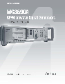 Anritsu Portable Generator MG3690A owners manual user guide