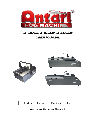 Antari Lighting and Effects Washer Z-1200II owners manual user guide