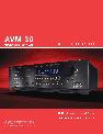 Anthem Audio Stereo Amplifier AVM 30 owners manual user guide