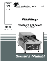 Antunes, AJ Electric Steamer VS-350 owners manual user guide