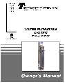 Antunes, AJ Water Dispenser SE-4200/4400 owners manual user guide
