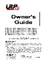 Aprilaire Freezer MCFB-2020 owners manual user guide