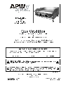 APW Wyott Griddle GGM-18H owners manual user guide