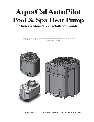 Aquacal Heat Pump Heat Pump owners manual user guide