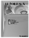 Ariston Dishwasher LI 700 I-S-X owners manual user guide