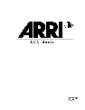 ARRI Network Card Arriflex LCC owners manual user guide