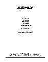 Ashly Stereo System FTX-1501 owners manual user guide
