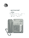 AT&T Cordless Telephone ML17939 owners manual user guide