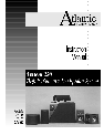 Atlantic Technology Speaker System 221 LR owners manual user guide