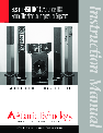 Atlantic Technology Speaker System HomeTheater Loudspeaker System owners manual user guide