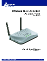 Atlantis Land Network Router A02-AP-W54 owners manual user guide