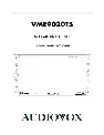 Audiovox Stereo System P-57 owners manual user guide