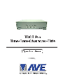 AVE Network Card TDCT-Pro owners manual user guide