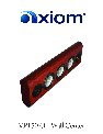 Axiom Audio Speaker VP150 owners manual user guide